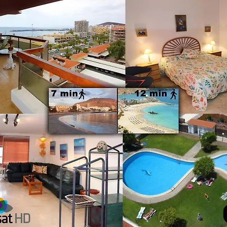 Seaview In Santa Cruz De Tenerife With Pool Los Cristianos (Tenerife)